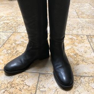Knee high leather boots